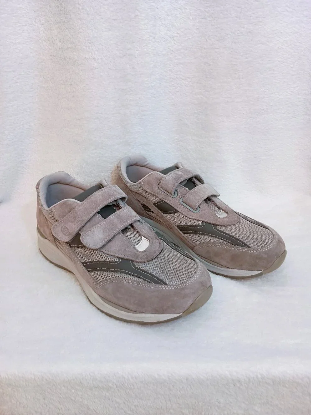 SAS Men's JV Mesh Active Sneaker Hook & Loop Gray Sz 11 M Orig $225 MINT Cond